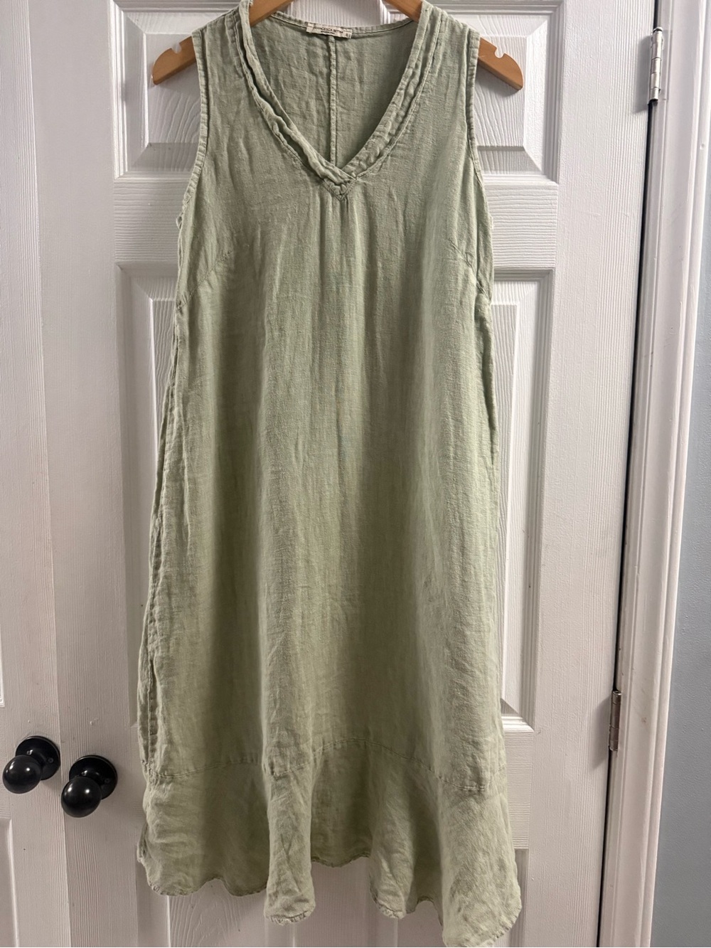 Francesca Bettini 100% Linen Dress Made In Italy Size Small